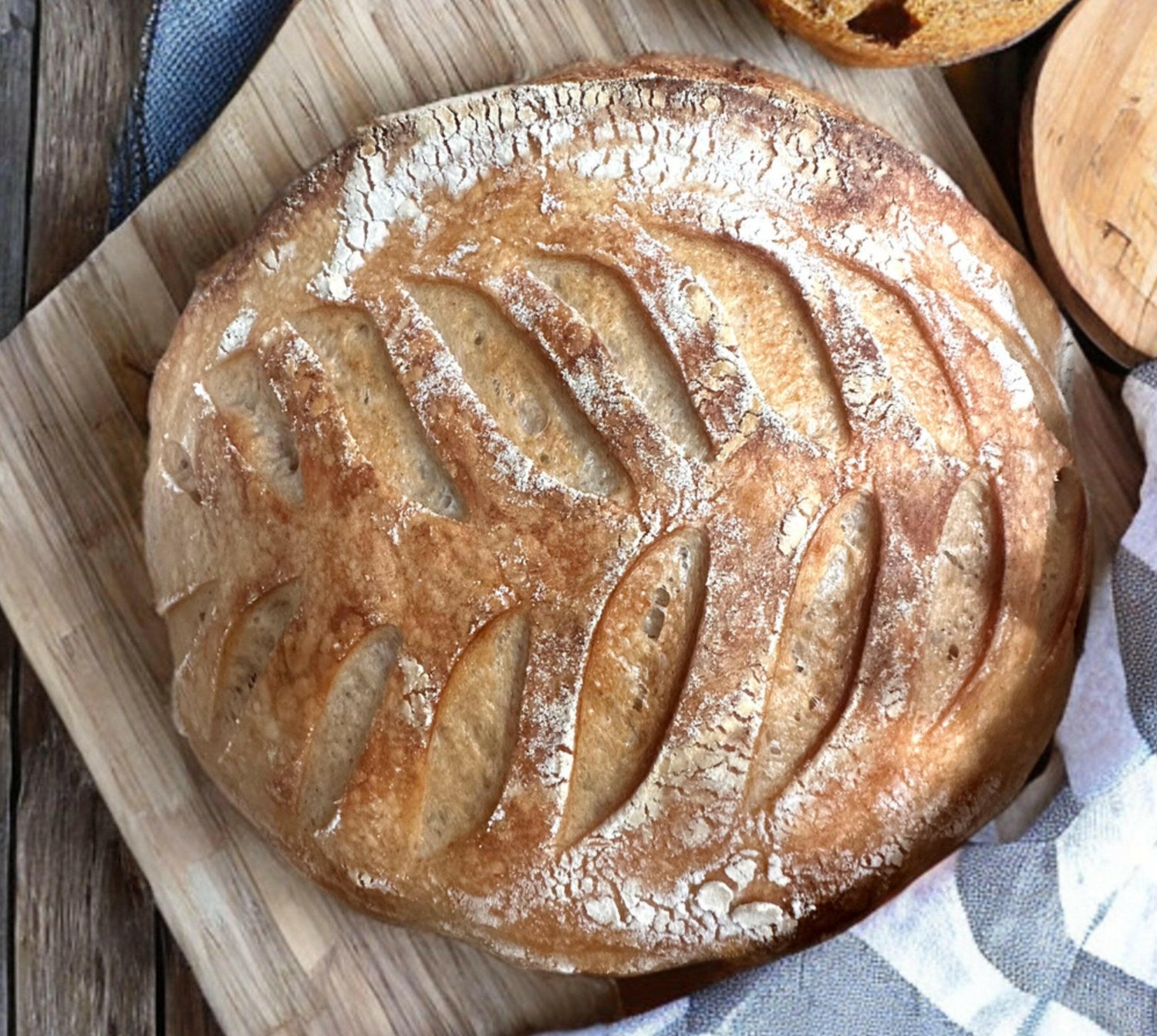 Sourdough bread loaf